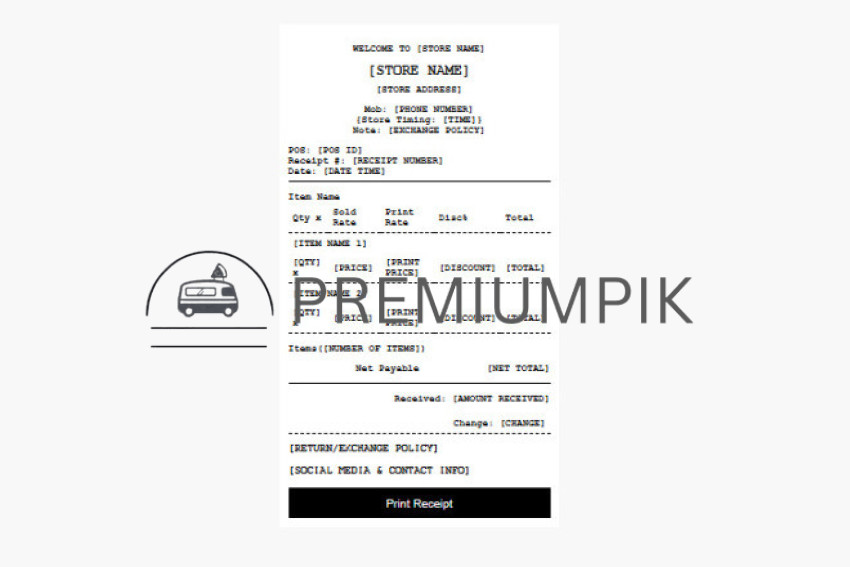 I will create a HTML Receipt for your business for $30, freelancer Mahfuz Ahmed (mahfuz ahmed 694) – Kwork