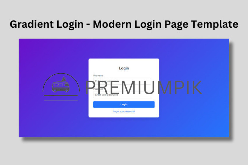 Gradient Login Modern Login Page Template for $10, freelancer Mahfuz Ahmed (mahfuz ahmed 694) – Kwork