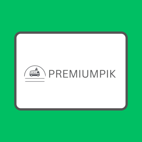 Blank Rounded Rectangle on Green Background