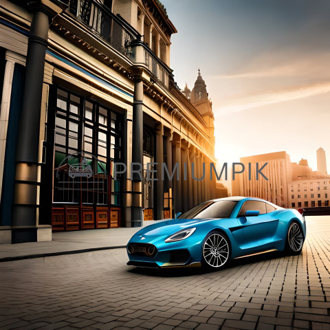city car ai image