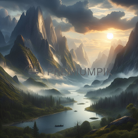 mountain ai image