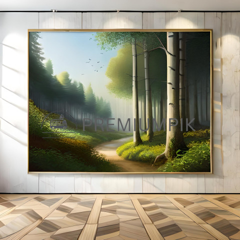 nature frame in home